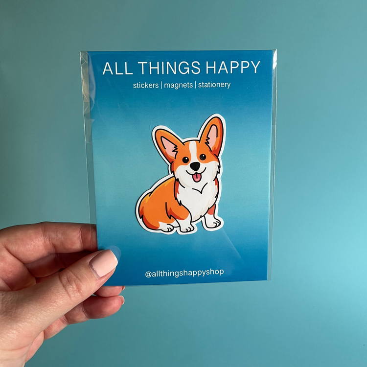 corgi sticker