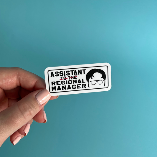 The Office: Assistant to the regional manager sticker