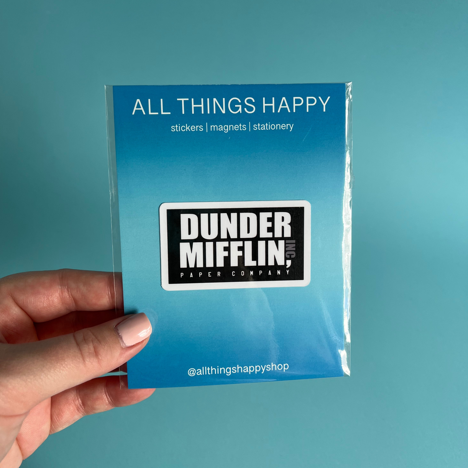 STICKER: THE OFFICE, DUNDER MIFFLIN LOGO